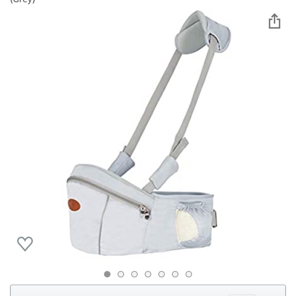 Baby hip seat carrier